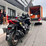 ส่งมอเตอร์ไซค์ไปมหาวิทยาลัยมหาสารคาม (มมส)