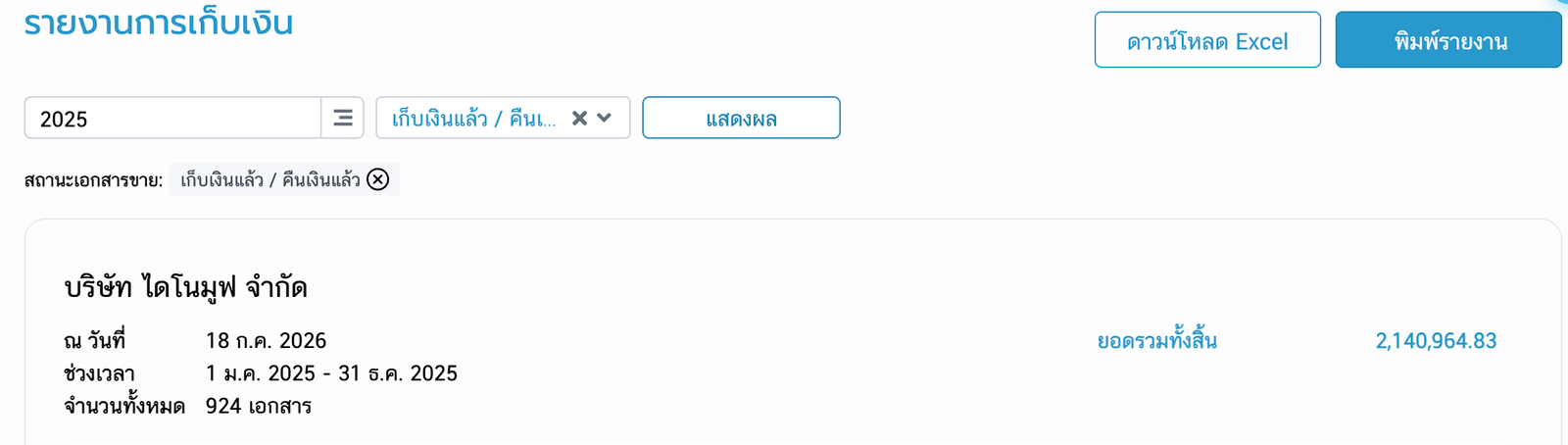 สถิติผู้ใช้บริการ ปี 2568